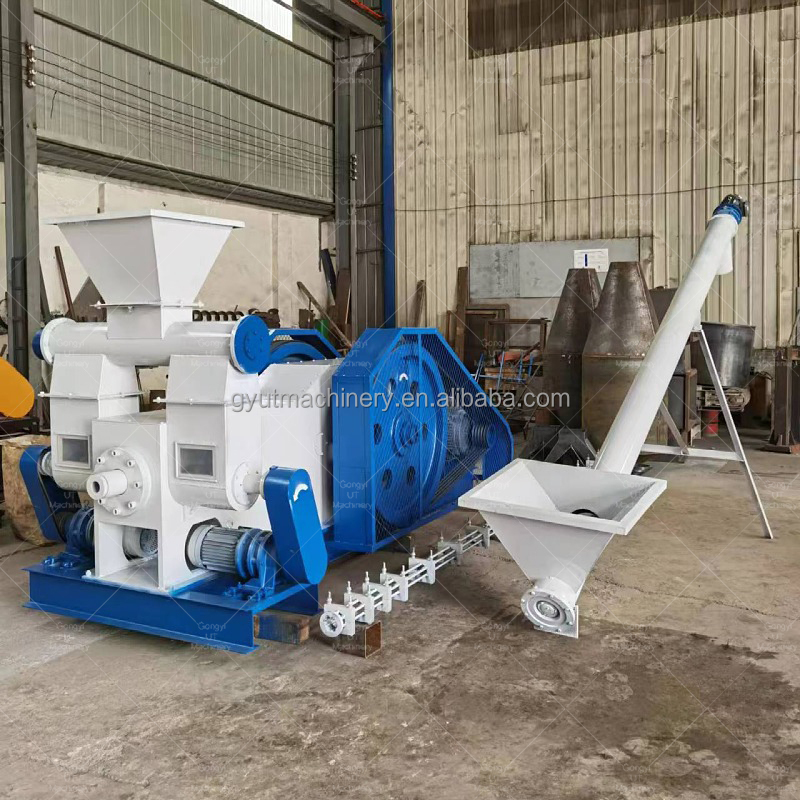 Solid Piston Stamping Briquette Machine for Making 70mm Rod Sticks Press Wood Sawdust
