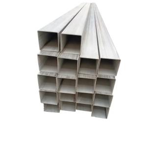 Quality 316 316ti Square Stainless Steel Tube 20 * 20mm 30 * 30mm Brush Finish Hairline wholesale