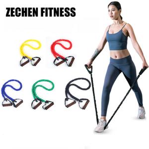 Quality TPE Heavy Duty Resistance Bands Tube Set 1200mm Yellow Red Green wholesale