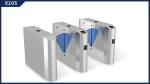 Blue Acrylic SUS304 Stainless Security Flap Barrier Gate RFID IC ID CARD Access