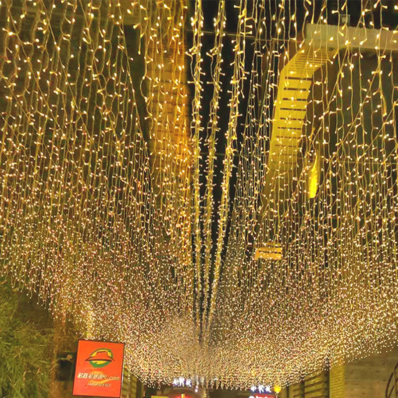 LED Window Curtain String Lights for Bedroom Hanging Twinkle Lights Fairy Wall Lights for Girls Party Birthday Christmas Decor