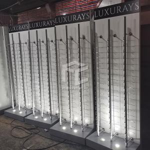 Quality Laminate Sunglass Wall Display Case For Optical Store wholesale