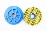 Granite 125mm 5'' Honeycomb NO 100 Grit Diamond Wet Polishing Pads ODM Color