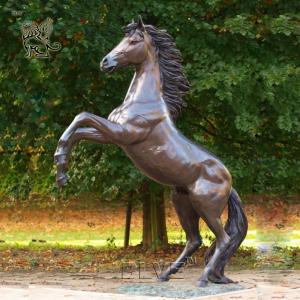Quality Bronze Garden Horse Statues Life Size Metal Artistic Animal Brass Sculpture Decoration Outdoor wholesale