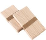 FDA Jumbo Craft Wooden Ice Cream Stick Custom Popsicle Sticks