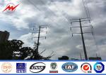Electricity Utilities Q345 Shockproof Galvanized Steel Utility Poles 3mm