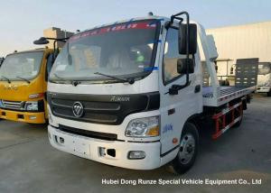 Quality 4 Ton Hydraulic Wrecker Tow Truck , Flatbed Recovery Truck With Cummins Engine wholesale