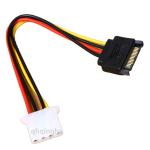HOT ST 15-pin Male Power Cable to Molex IDE 4-pin Female Power Drive Adapter