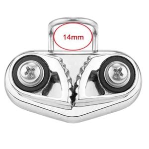 Quality JIS 10mm Rope Bearing swivel Cam Cleat / Stainless Steel Dock Cleats wholesale