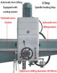 Automatic Feed Radial Drilling Machine Mechanical Speed Change Z3050