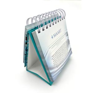 Quality OEM 157gsm Art Paper Spiral Bound Notebook Printing Service wholesale