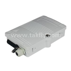 Quality Total Enclosed Structure 4 Core Termination Box For Fiber Optic Cable And 4 Ports Output wholesale