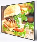 High Brightness 27 Inch Ultra Thin Narrow Bezel Wall Mounted LCD Advertising