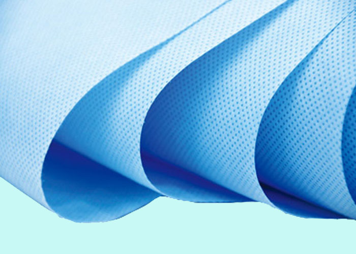 100% Polypropylene Spunbond Nonwoven Fabric Breathable Color Customised