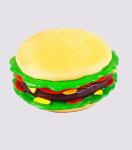 45 Gram Hamburger Dog Vinyl Pet Toys For Dog Training / Playing / Chewing