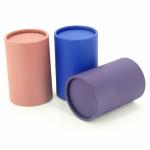 Hot Foil Stamping Corrugated Paper Cans Packaging Cardboard Paper Tube Candle