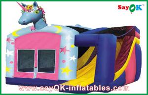 Quality Cartoon Inflatable Bounce Children Waterpark Inflatable Combos With Slide wholesale
