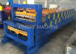 Aluminum Metal Roofing Sheet Making Machine , Steel Tile Forming Machine