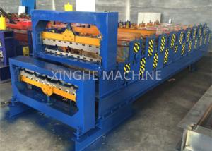 Quality Aluminum Metal Roofing Sheet Making Machine , Steel Tile Forming Machine wholesale