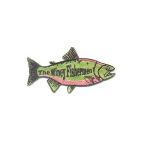 Quality Fishing Embroidery Logo Patches , Ironing Back Clothes Badges And Patches wholesale