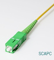 White G657a2 Fiber Cable Patch Cord SC APC To SC APC Singlemode 3m
