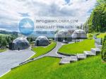 Five Star Luxury Hotel Resort Glamping Dome Tent Waterproof