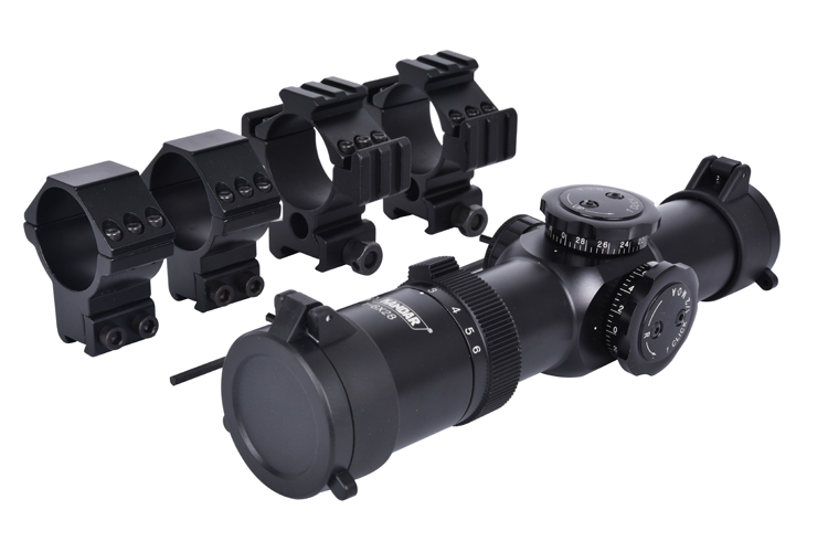 1-6X Magnification Compact FFP 35mm Tube Oral Scope for Hunting Precision and Accuracy