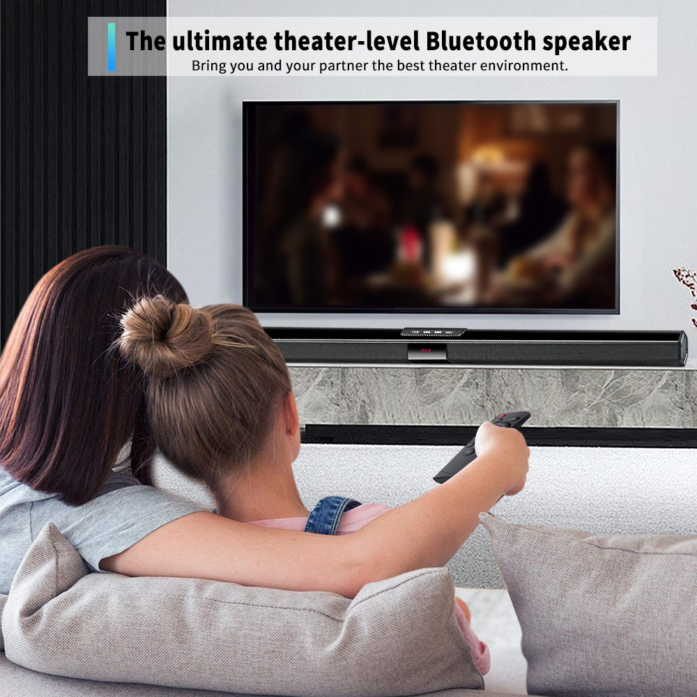 OEM Brand 65 Inch TV Soundbar 2.0 Channel Sound Bar With RCA Inputs Lightweight