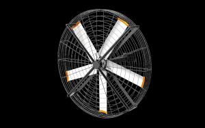 Quality 2m Industrial Outdoor Wall Mount Fans Industrial Hanging Fans 6 Blades wholesale