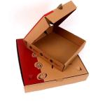 Sustainable Cardboard Foldable Pizza Corrugated Box Food Package OEM