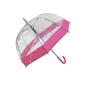 Quality Auto Open Fiberglass Ribs 23&quot; Transparent Dome Umbrella wholesale
