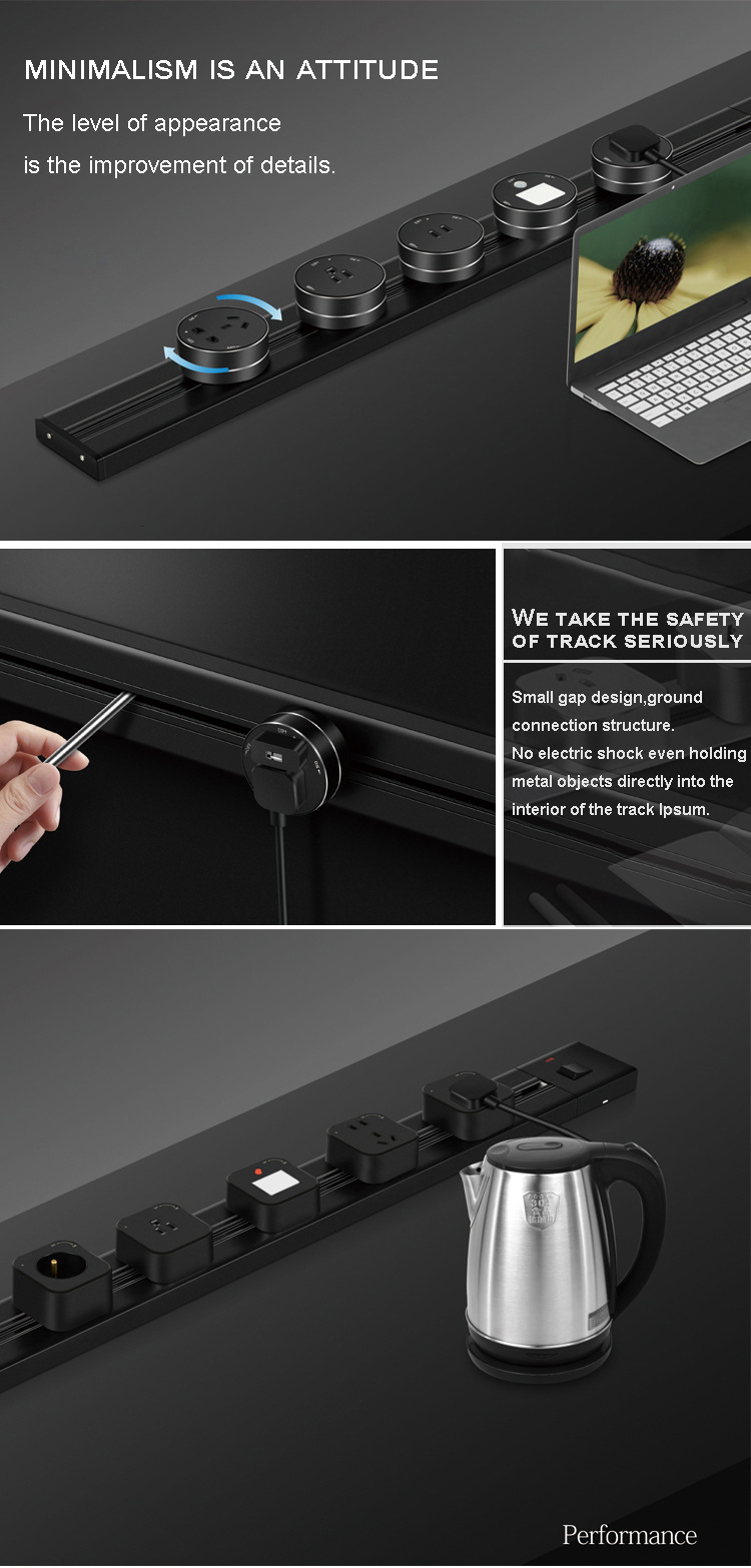 Maximize Your Electrical System with Our Universal Multifunctional Power Rail Socket