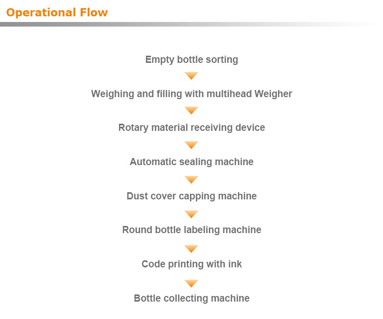 OEM Automatic Multihead Weigher Filling System Solid Granule Packaging Machine