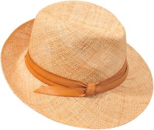 Quality STRAW HAT WITH DOUBLE WRAPPED RIBBON wholesale