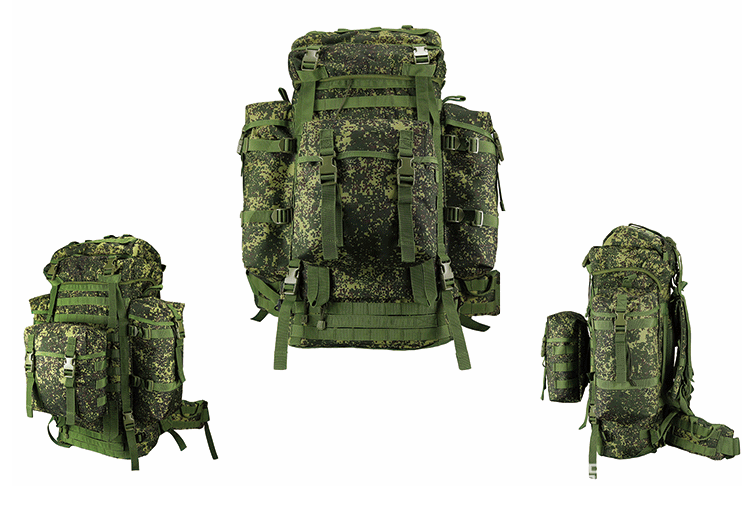 Outdoor Training and Camping Backpack with Molle System 600D Oxford Cloth Material