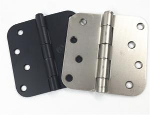 Quality American Type Black Metal Door Hinges , Small Corner Square Hinges wholesale