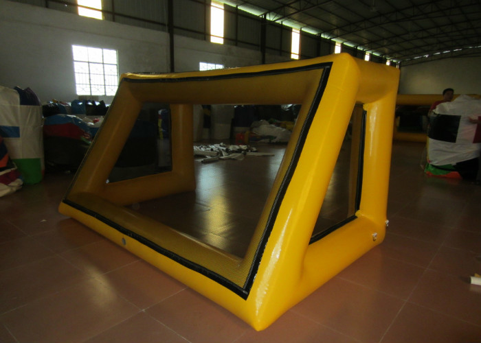 Digital Printing 0.55mm Pvc Tarpaulin Inflatable Football Games simple inflatable Soccer Door for practising