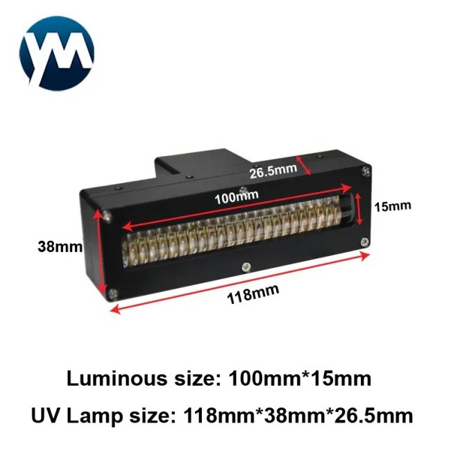 200W Water Cooled 365nm UV LED Lamp 395nm UV LED For UV Curing