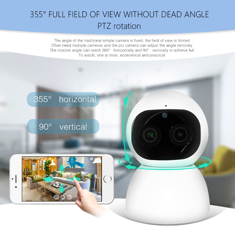WIFI 1080P High Resolution CCTV Camera Smart Motion Detection