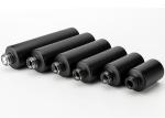 Round Matte Frosted 50ml Black Glass Cosmetic Bottles