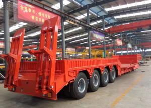 Quality Customization 3/4/5/6/7 Axle Low Bed Trucks Semi Trailer For Large Equipment Transport wholesale