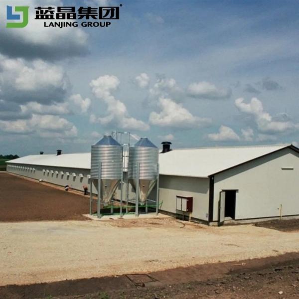 Cheap Earthquake Resistant Steel Structure Poultry House Free Design Full Equipment for sale