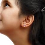 Chubby Mushroom Earrings 925 Childrens Sterling Silver Earrings