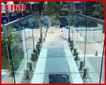 Glass Spigot For Glass Railing VH113SB 304 stainless steel Cap Handrail Glass