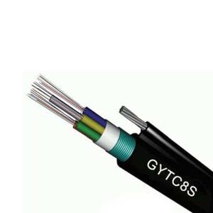 Quality GYTC8S Outdoor Armoured Aerial Optical Fiber Cable 24 Core Multimode wholesale