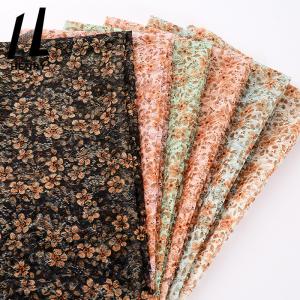Quality Hot Sales New Design Printed Flower Tulle Wedding Dress Fabric Luxury Sewing Fabrics For Dress wholesale