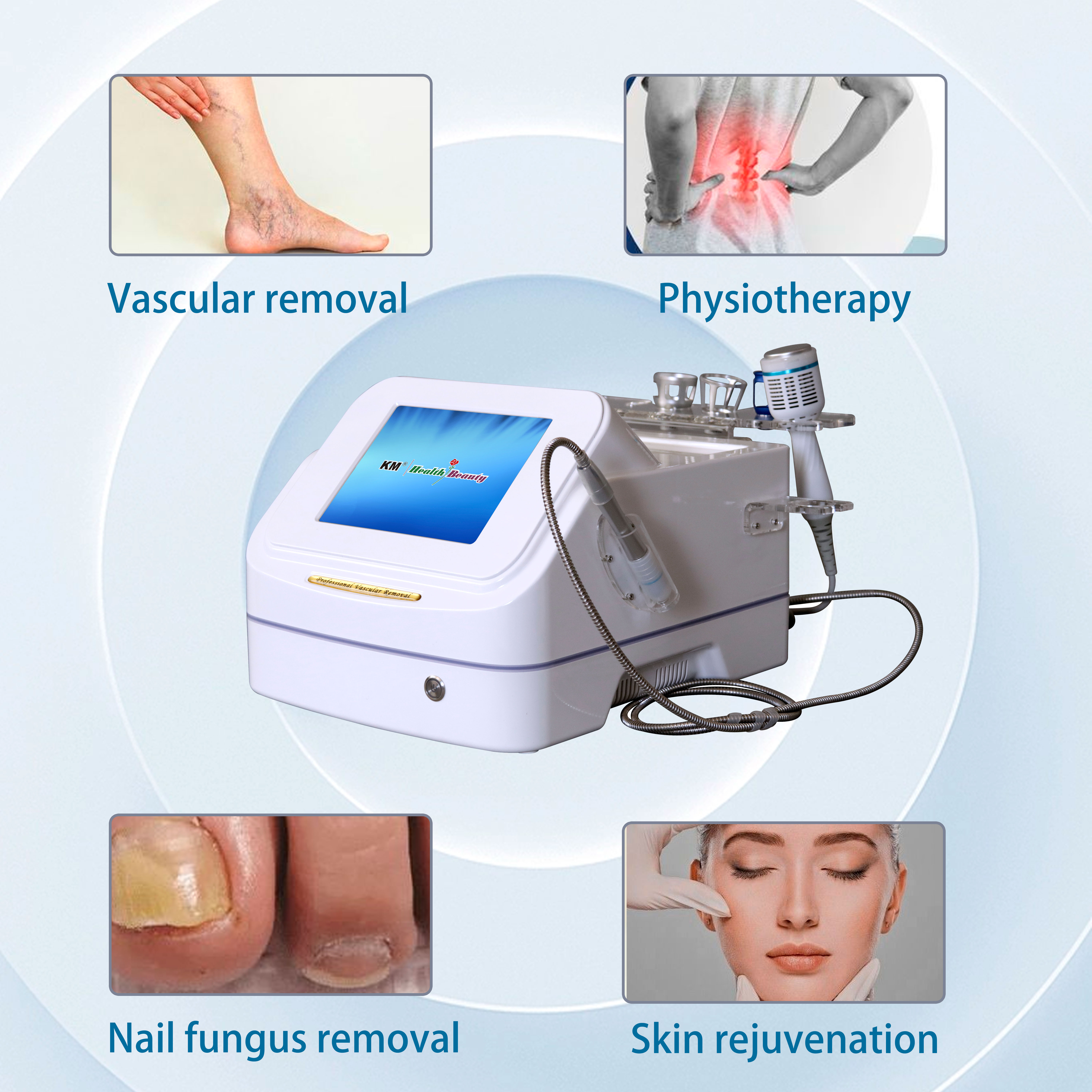 980nm Diode Laser Vascular Removal Machine Portable Skin Rejuvenation Laser Machine