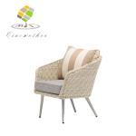 Luxury Wicker Garden Furniture Modern Patio Furniture Aluminum Frame Rattan