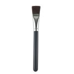 Flat Single Makeup Brush For Foundation And Mask Black Synthetic Hair