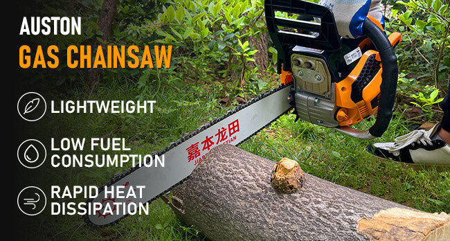 Auston Petrol Engine Powered Wood Cutting Chainsaw 58cc 20 Inch